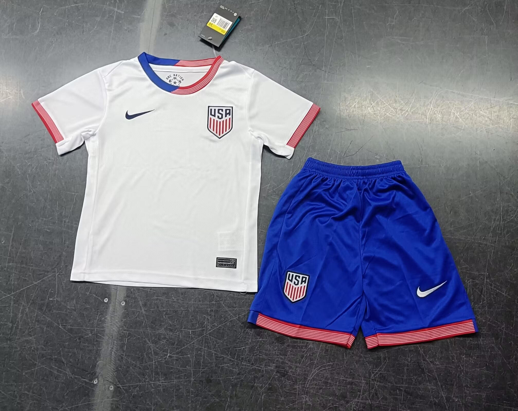 Kids-USA 2024 Home Leaked Soccer Jersey